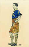 Hergé - Scout en kilt - copyright Hergé-Moulinsart 2009